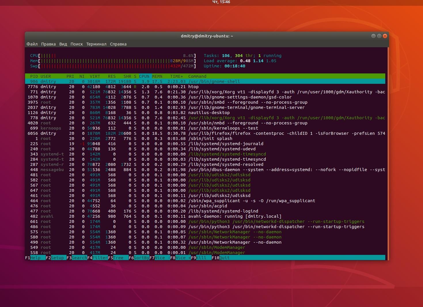 Виртуальные терминалы Linux Debian