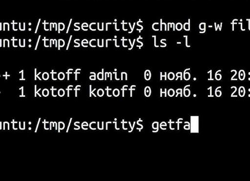 Дискреционное разграничение доступа Linux