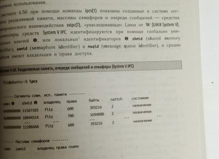 Разделяемая память, семафоры и очереди сообщений в ОС Linux